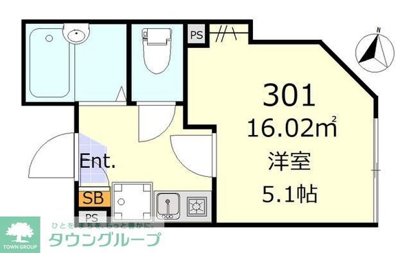 コンフォール新小岩の物件間取画像